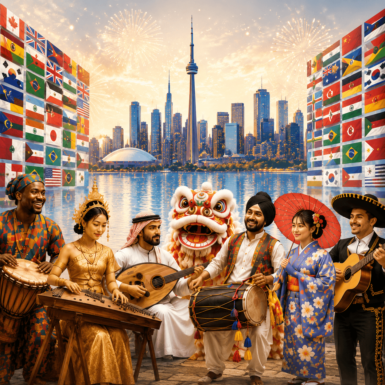 Multicultural celebration